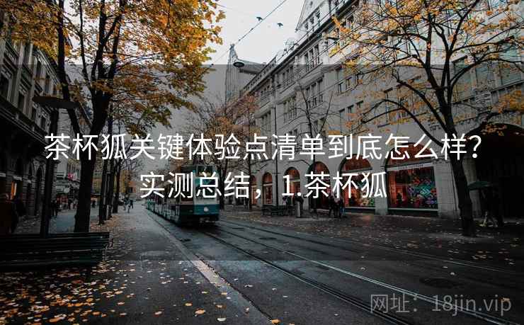 茶杯狐关键体验点清单到底怎么样？实测总结，1.茶杯狐