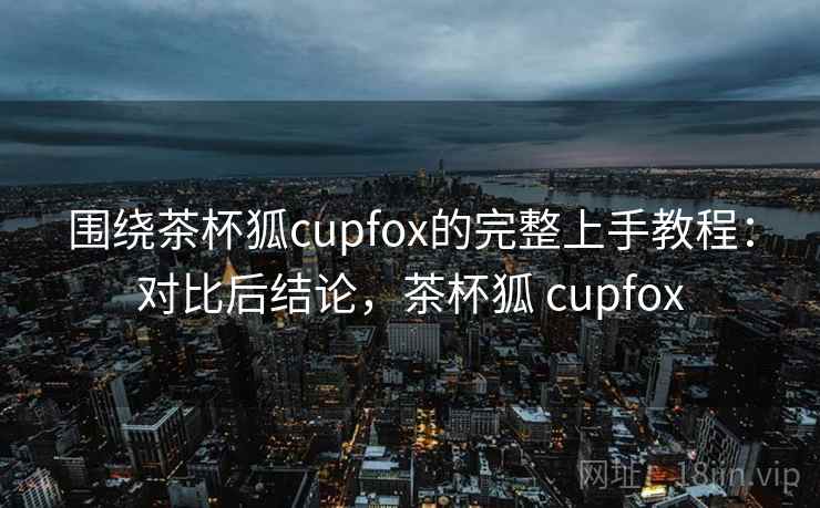 围绕茶杯狐cupfox的完整上手教程：对比后结论，茶杯狐 cupfox